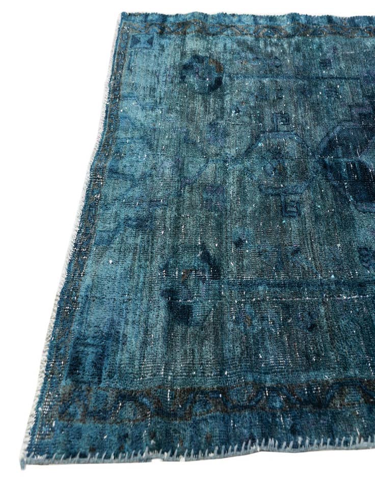 Detail image of  3' 10 x 6'  Hand Knotted Ultra Vintage Persian Wool Rug