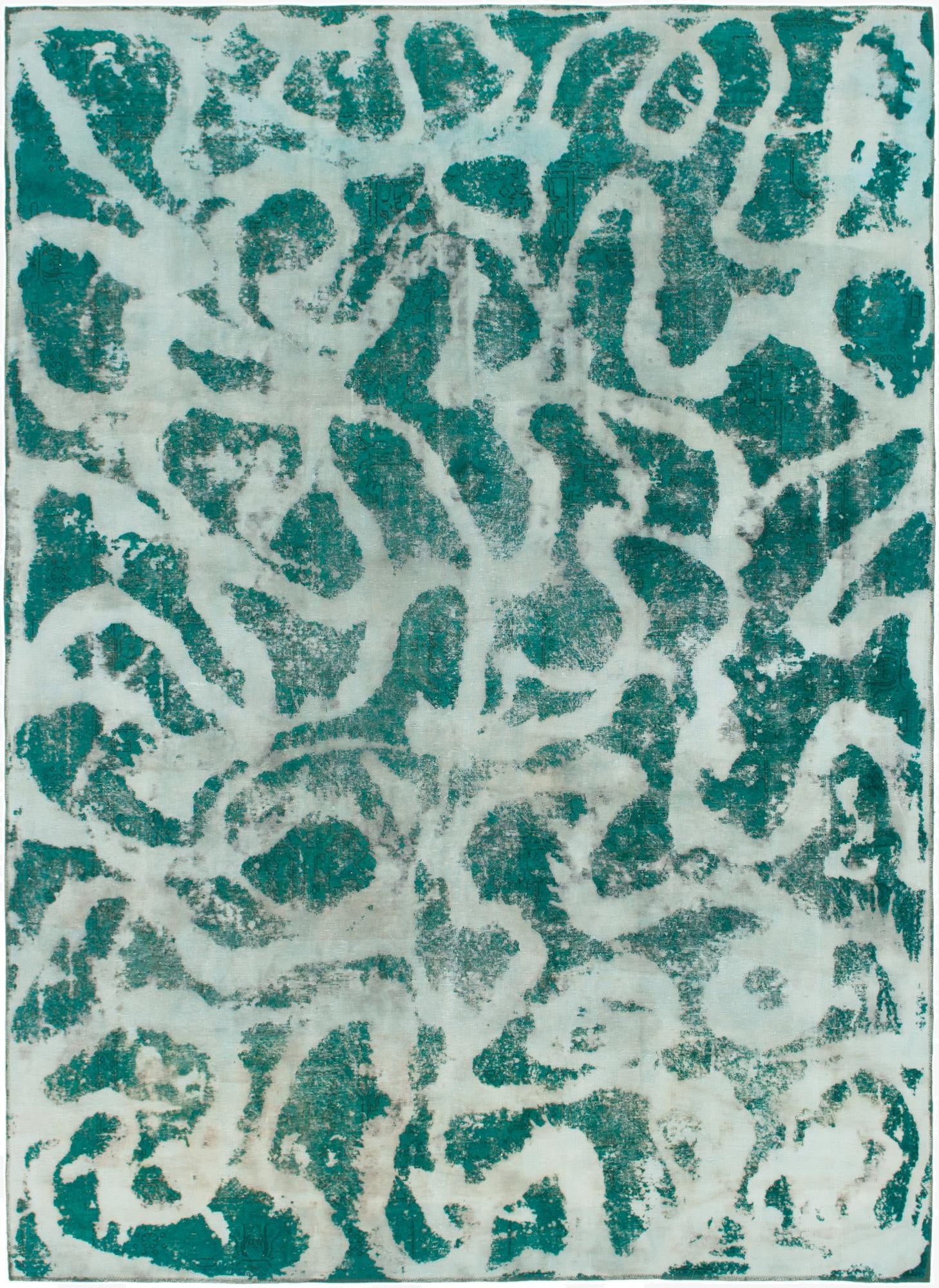  9' x 12' 4  Hand Knotted Ultra Vintage Persian Wool Rug