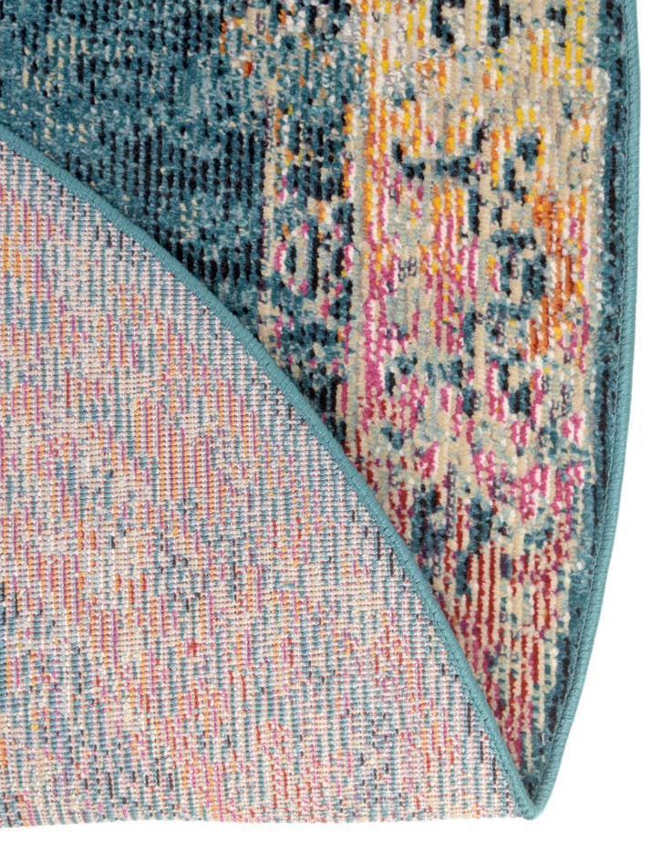 Detail image of  4' x 4' Amulet Round Rug