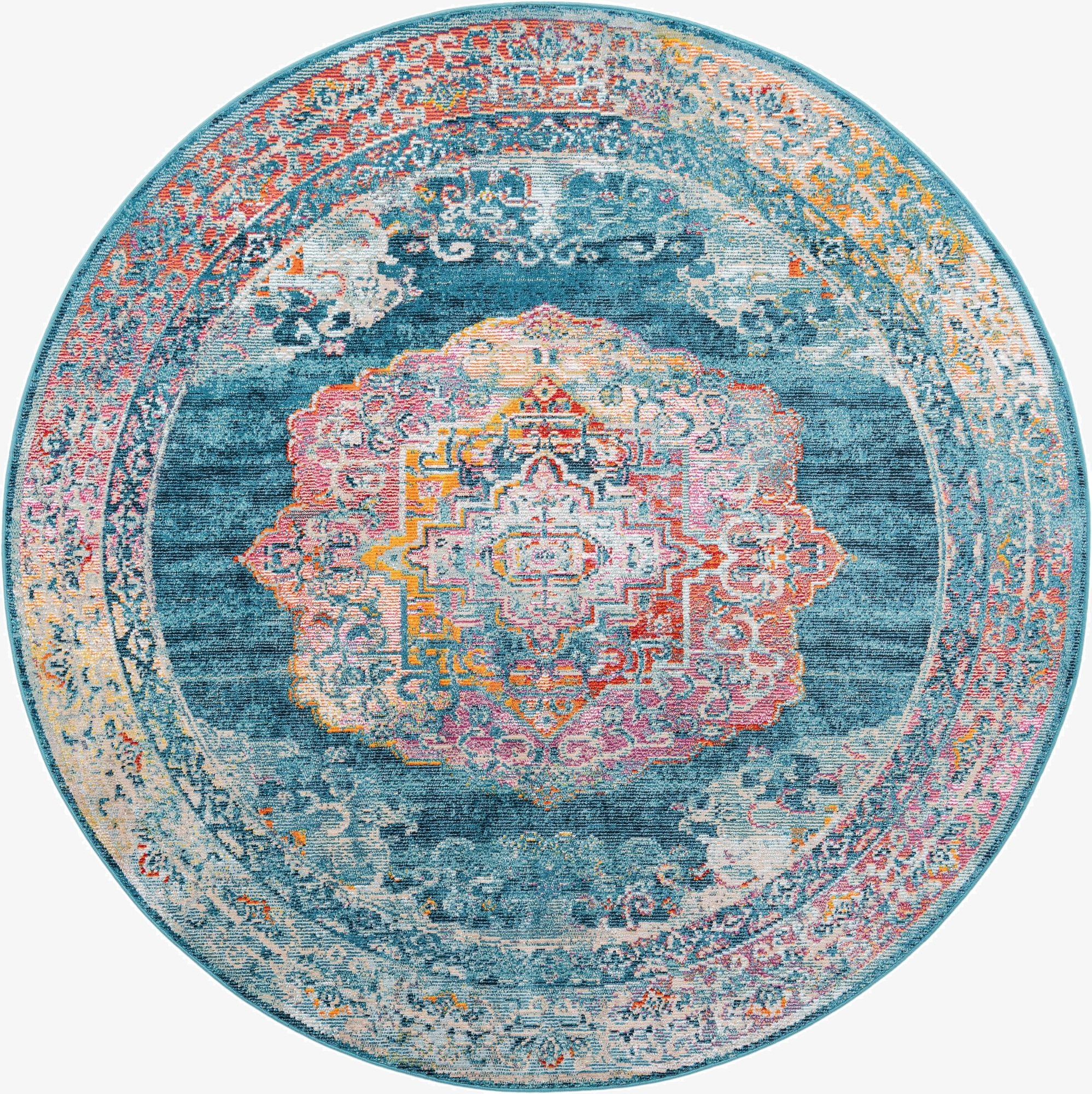  7' x 7' Amulet Round Rug