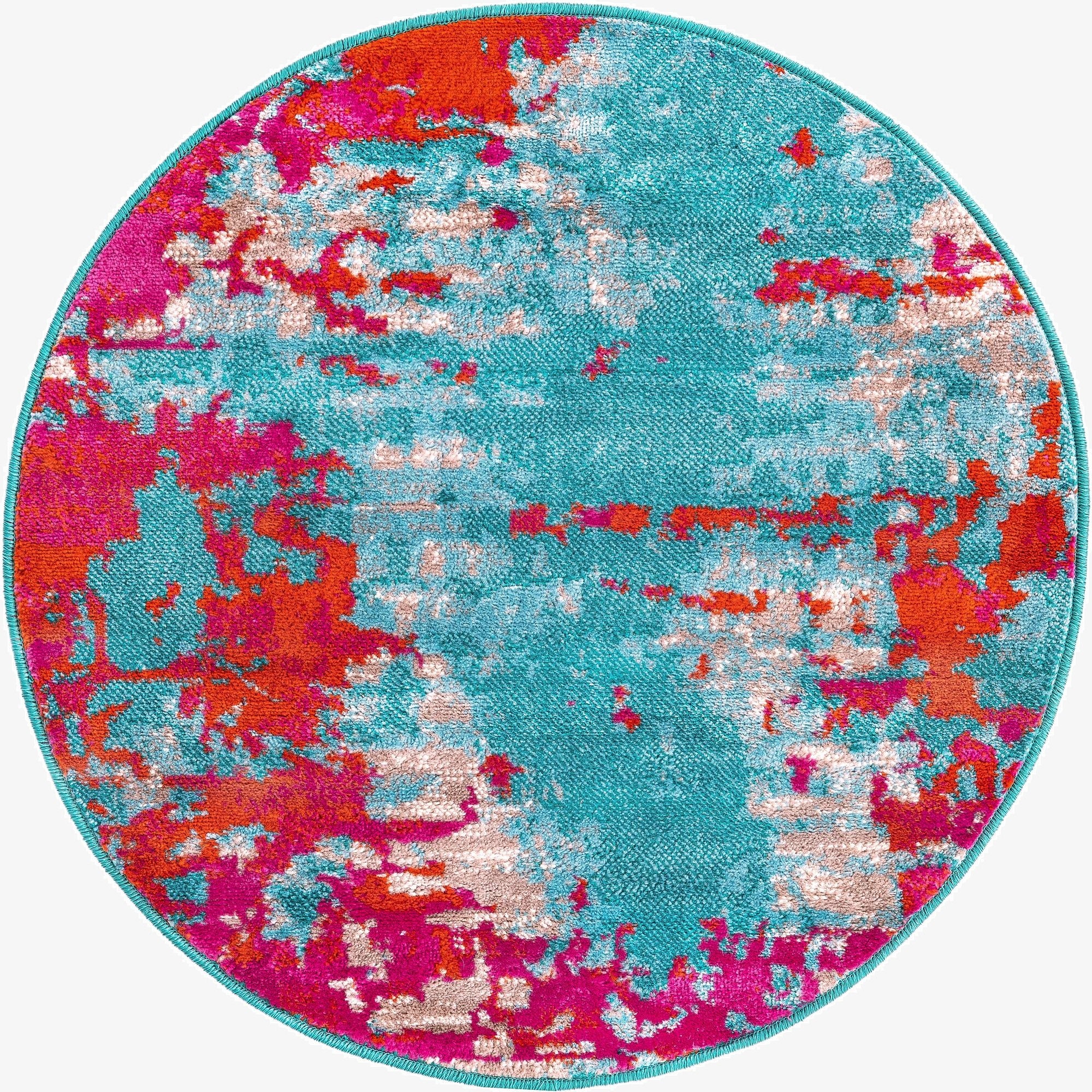  3' x 3' Azalea Round Rug