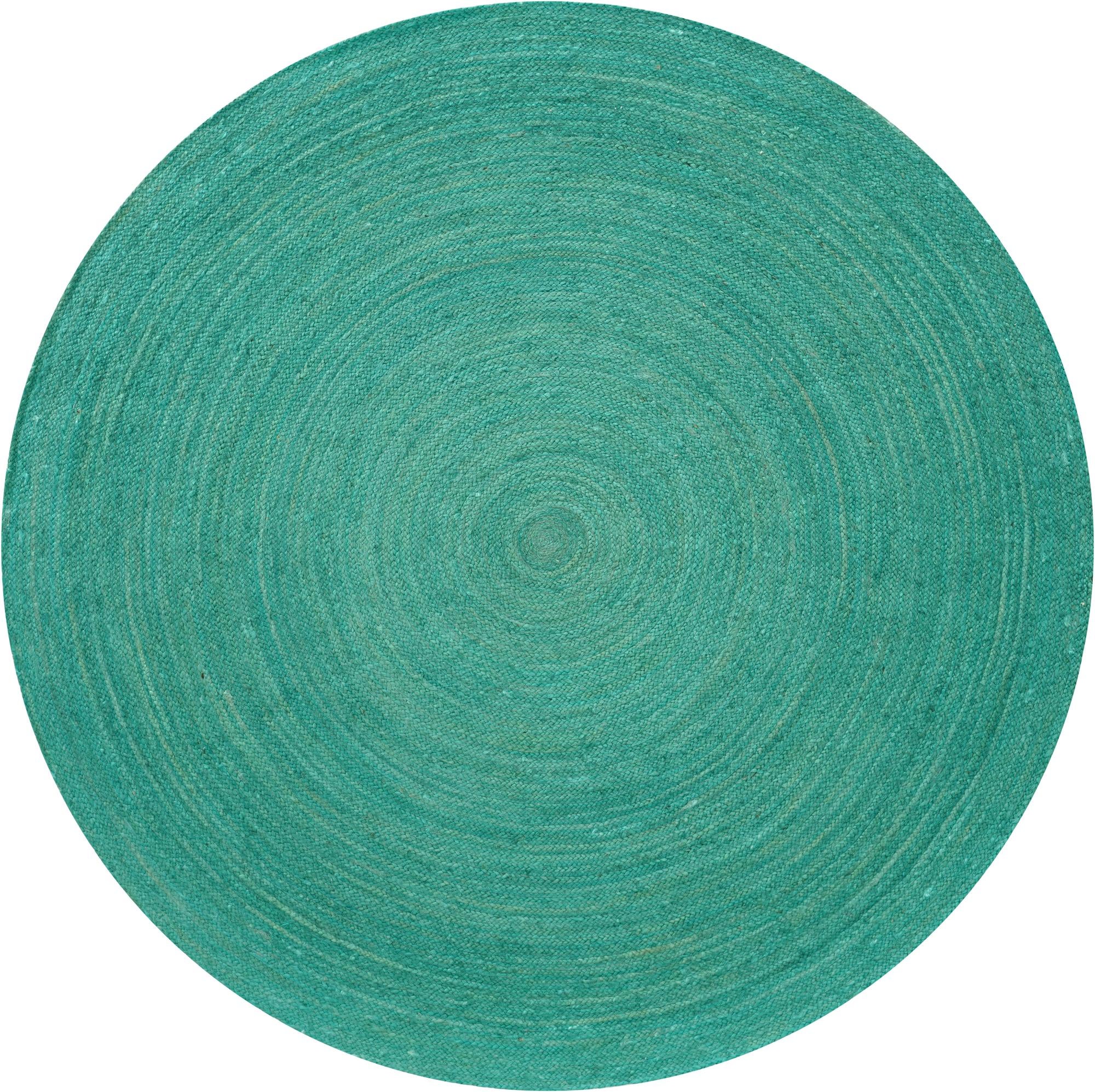 Primary image  8' x 8'  Hand Braided Jute Round Rug