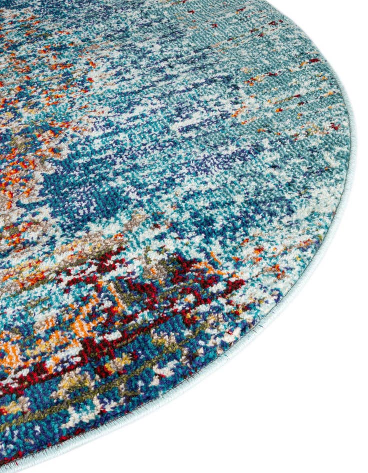 Detail image of  8' x 8'  Washable Carnevale Round Rug