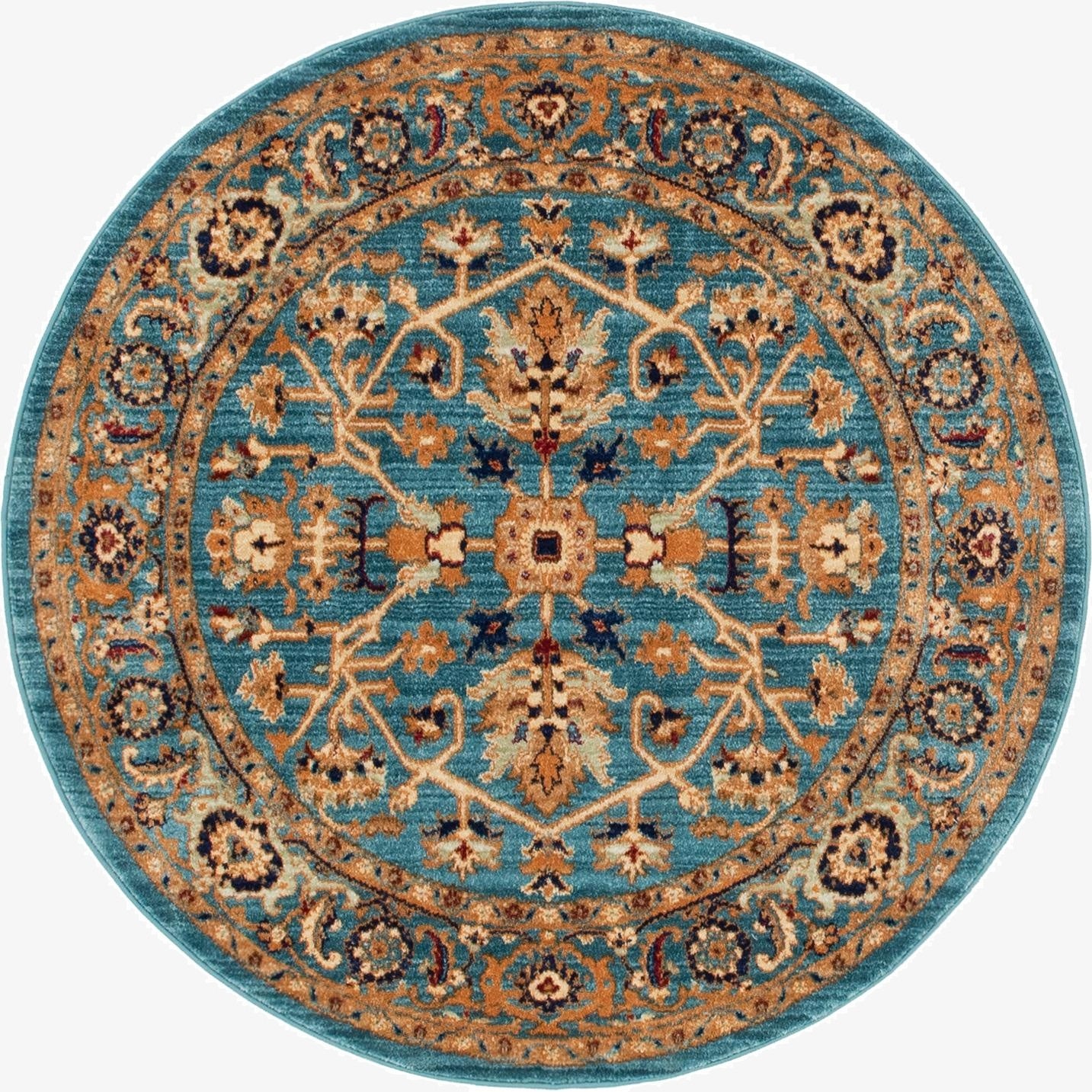  4' 5 x 4' 5 Charlestown Round Rug