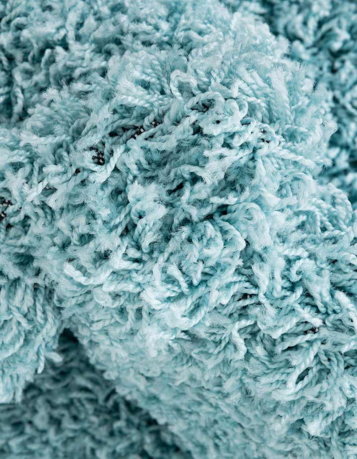 Turquoise 5' x 5' Everyday Shag Round Rug | Rugs.com