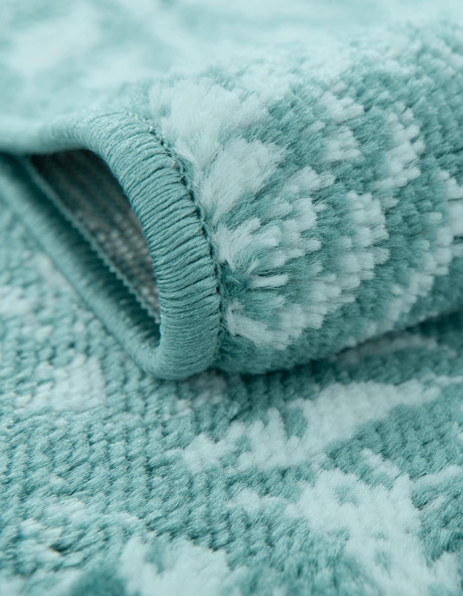 Turquoise 5' x 5' Monte Carlo Round Rug | Rugs.com