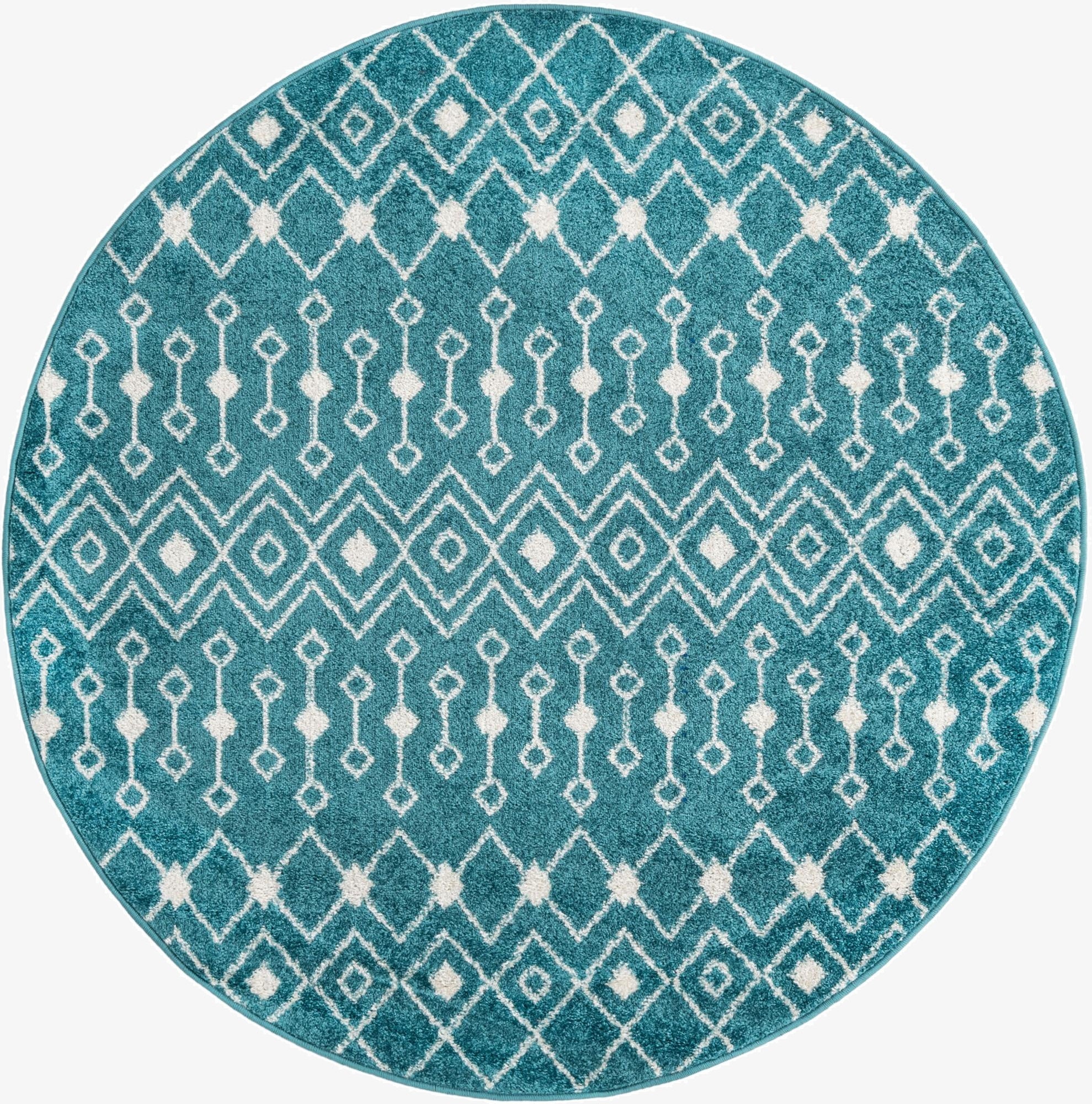  5' 3 x 5' 3 Moroccan Trellis Round Rug