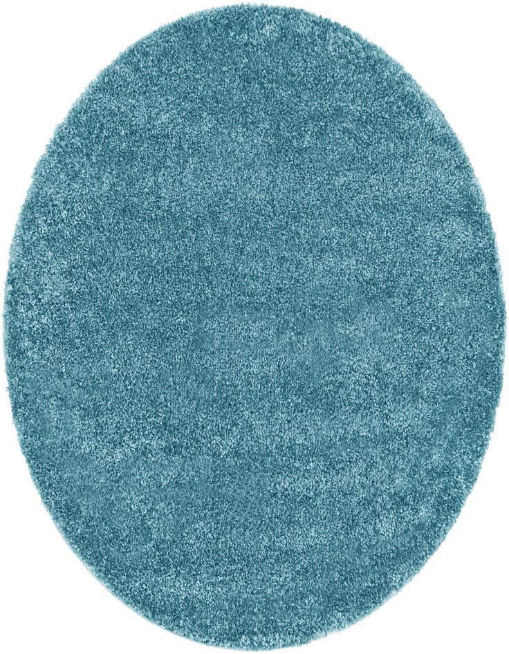 Detail image of  4' x 4' Soft Solid Shag Round Rug