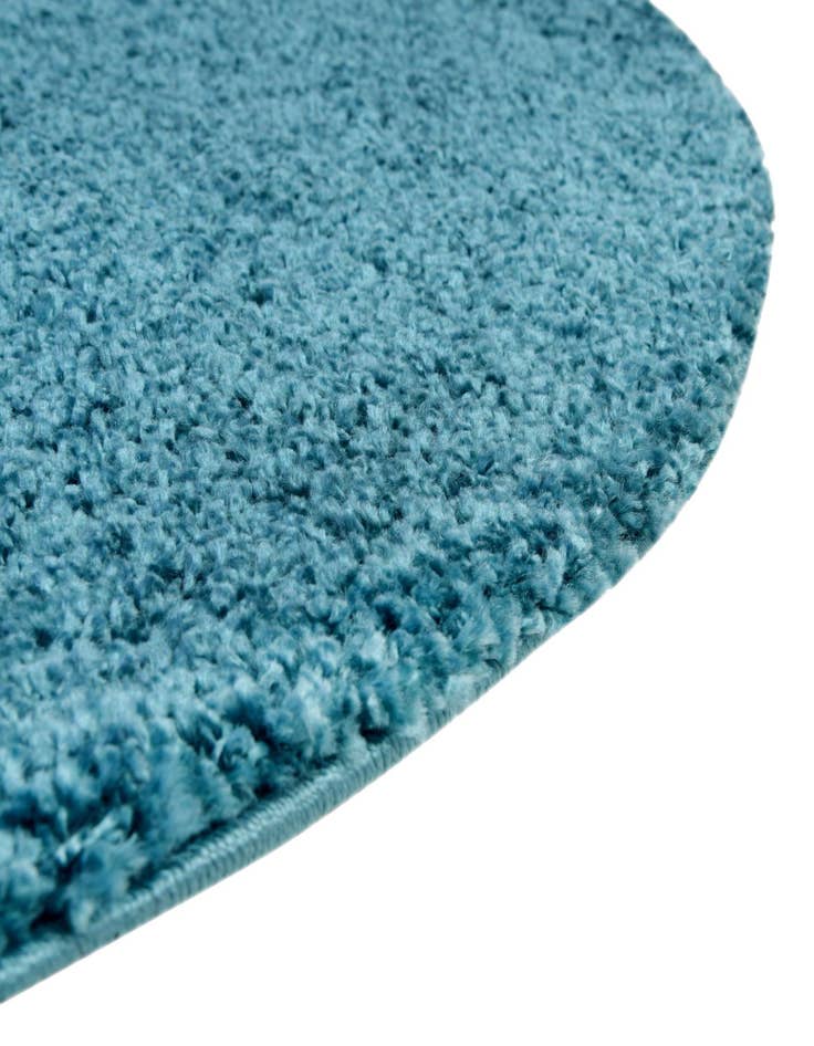 Detail image of  4' x 4' Soft Solid Shag Round Rug