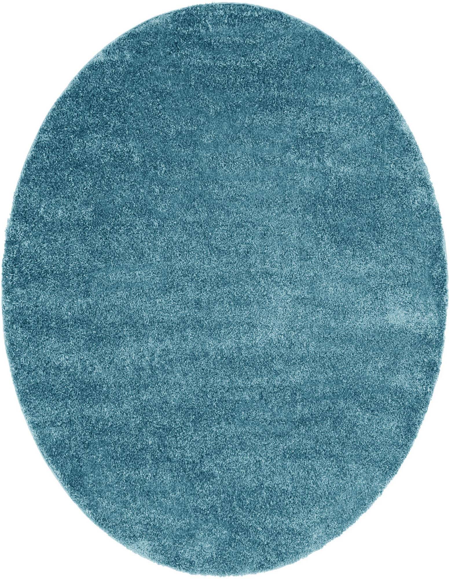 Primary image  6' x 6' Soft Solid Shag Round Rug