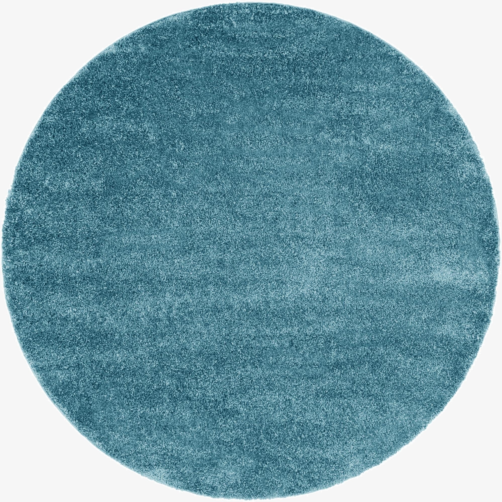 Primary image  6' x 6' Soft Solid Shag Round Rug