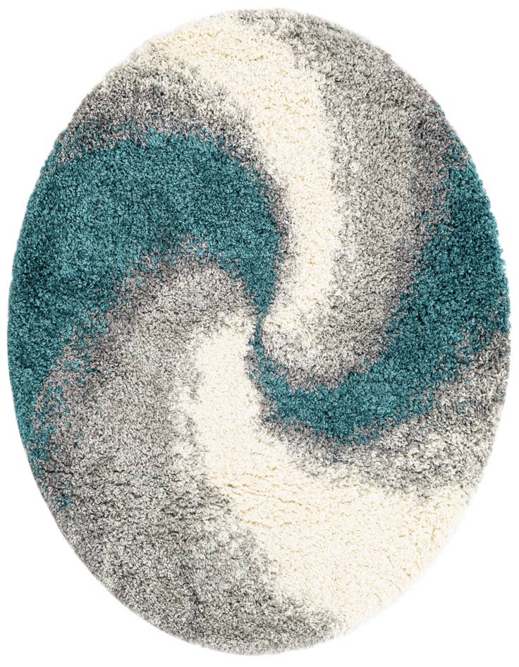 Detail image of  4' x 4' Soft Touch Shag Round Rug
