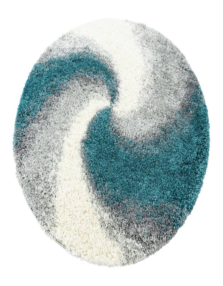 Detail image of  5' 3 x 5' 3 Soft Touch Shag Round Rug