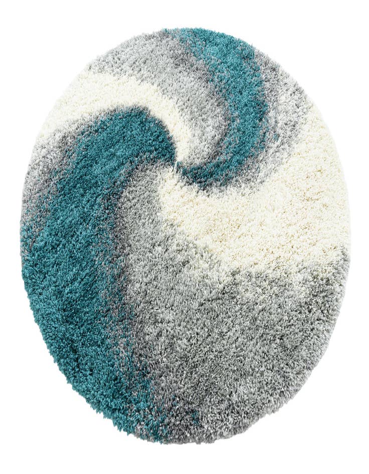 Detail image of  5' 3 x 5' 3 Soft Touch Shag Round Rug