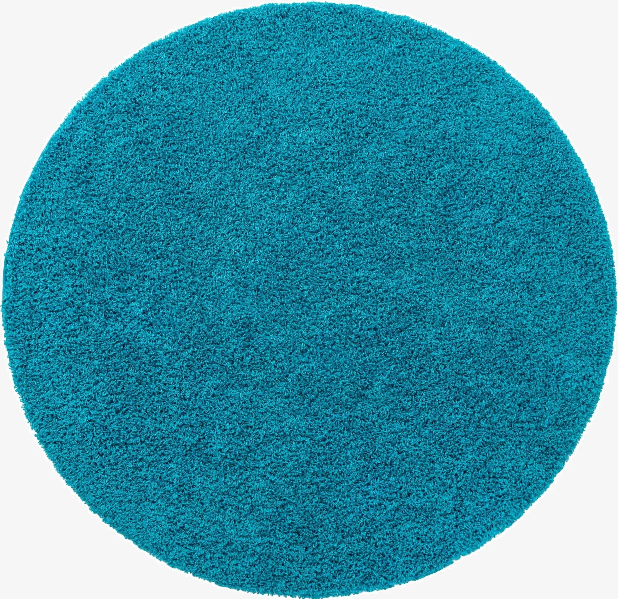 Primary image  6' x 6' Solid Shag Round Rug