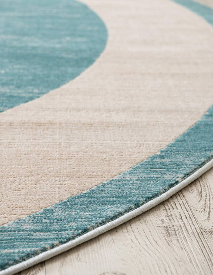 Detail image of Jill Zarin 5' 3 x 5' 3 Uptown Yorkville Round Rug