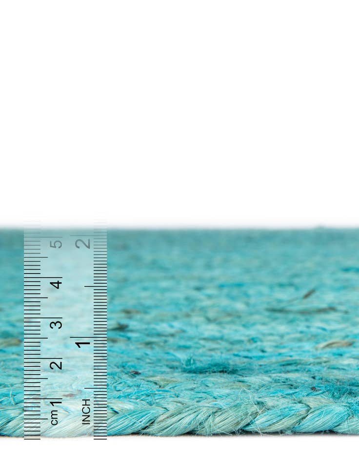 Detail image of 2' 6 x 6' 1 Handmade Braided Jute Runner Rug