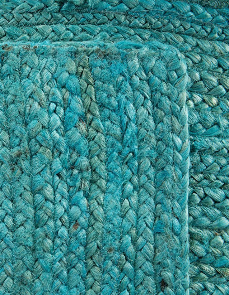 Detail image of 2' 6 x 6' 1 Handmade Braided Jute Runner Rug