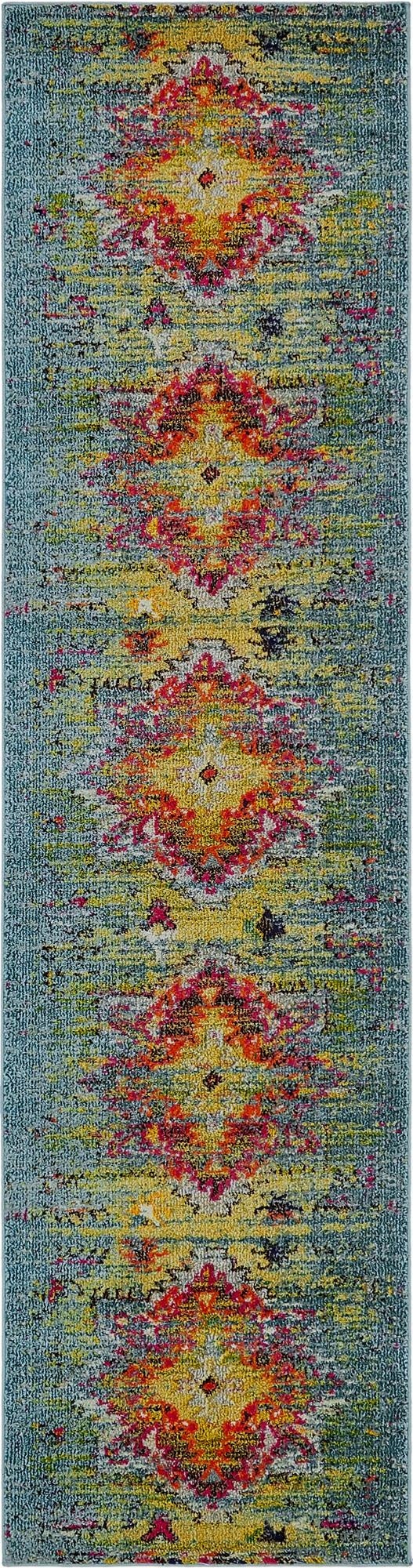  2' 7 x 10'  Washable Carnevale Runner Rug