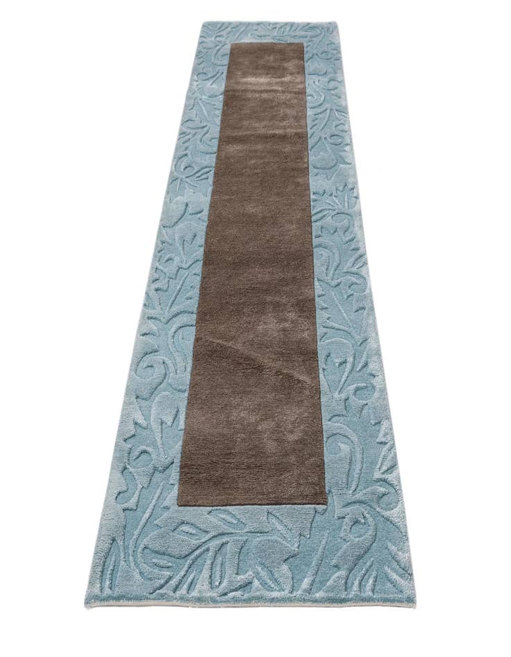 Detail image of  2' 9 x 9' 11  Hand Knotted Darya Wool Runner Rug