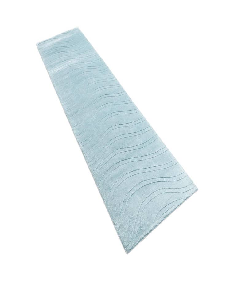 Detail image of  2' 7 x 9' 9  Hand Knotted Darya Wool Runner Rug