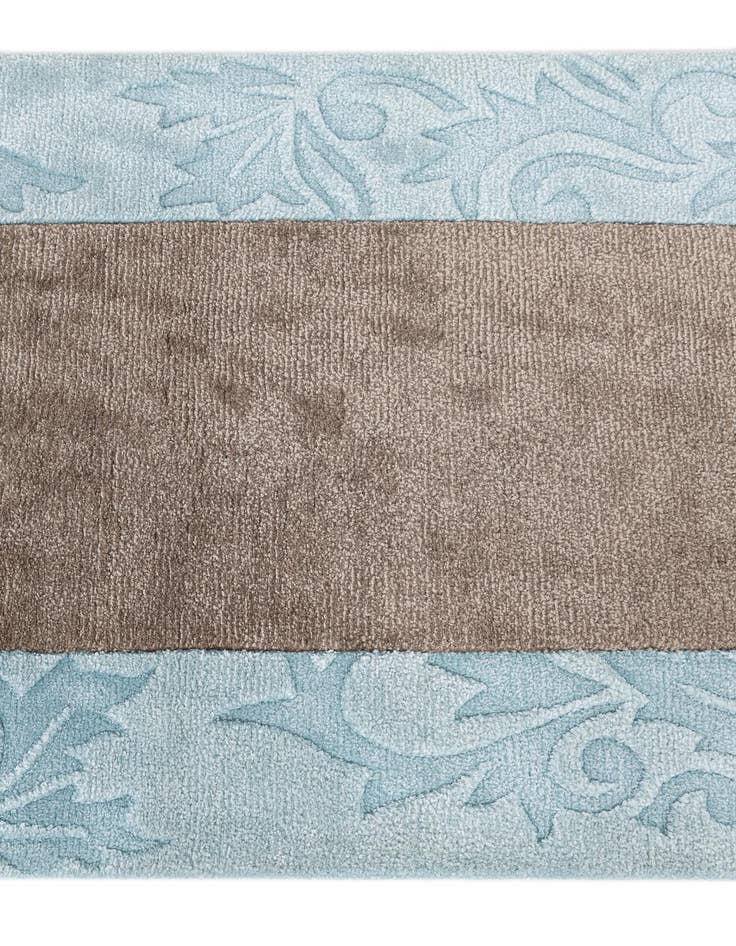 Detail image of  2' 9 x 10'  Hand Knotted Darya Wool Runner Rug