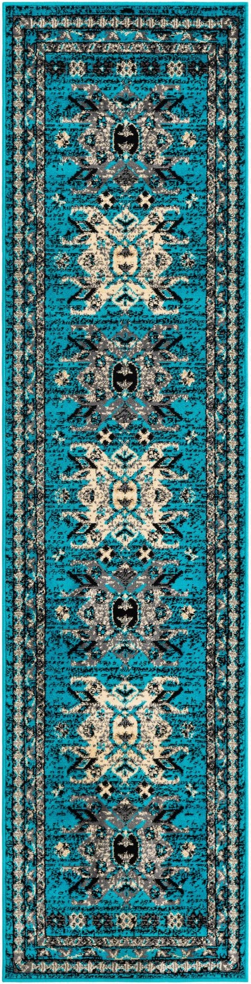  2' x 8' 2 Heris Runner Rug
