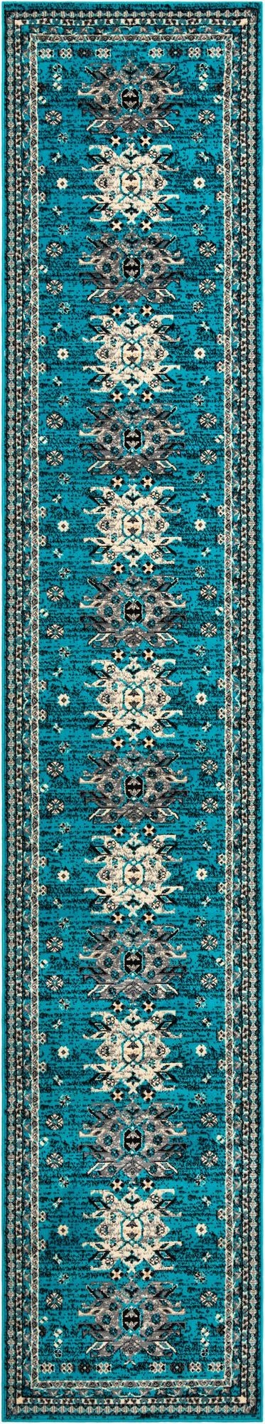  3' x 16' 5 Heris Runner Rug