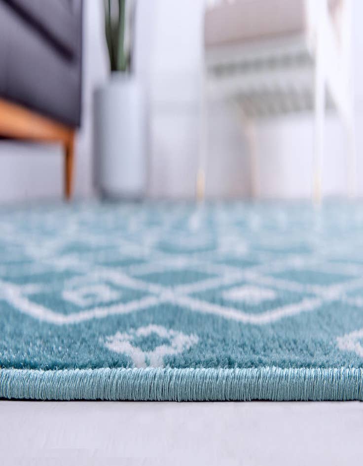 Detail image of  2' x 9' 10 Kasbah Trellis Runner Rug