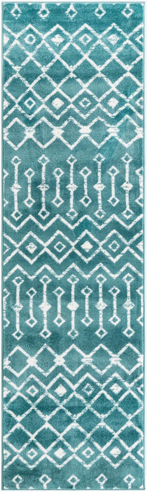  2' 6 x 8' 2 Kasbah Trellis Runner Rug