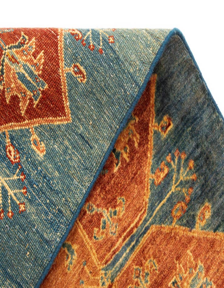 Detail image of  3' x 11' 3 Luribaft Wool Runner Rug