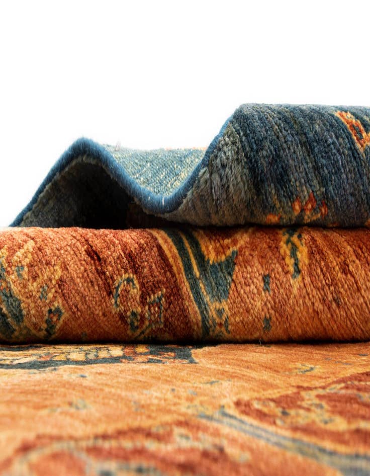 Detail image of  3' x 11' 3 Luribaft Wool Runner Rug