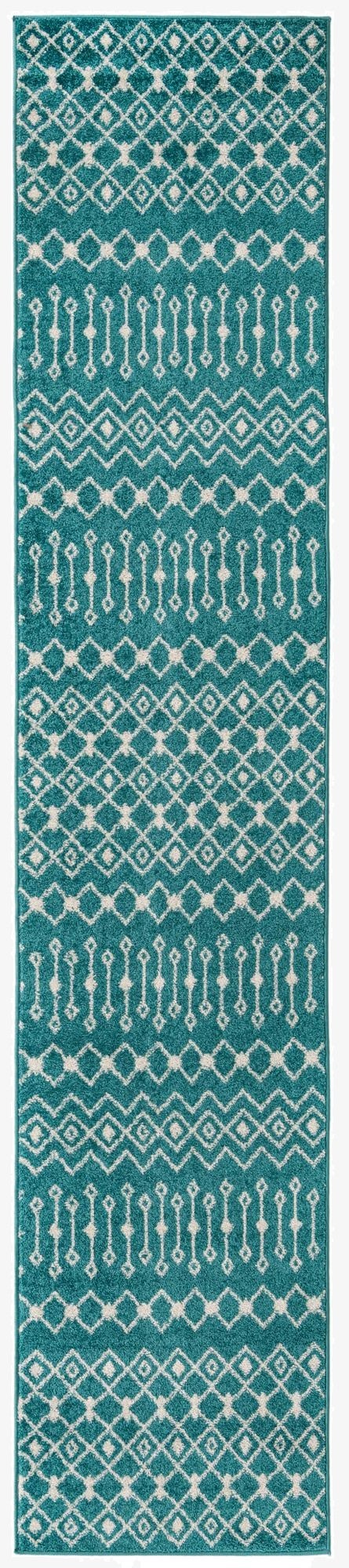  2' 7 x 12' Moroccan Trellis Runner Rug