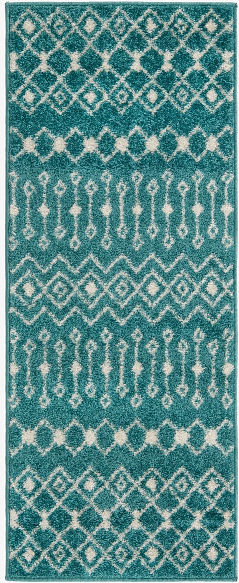  2' x 5' Moroccan Trellis Runner Rug