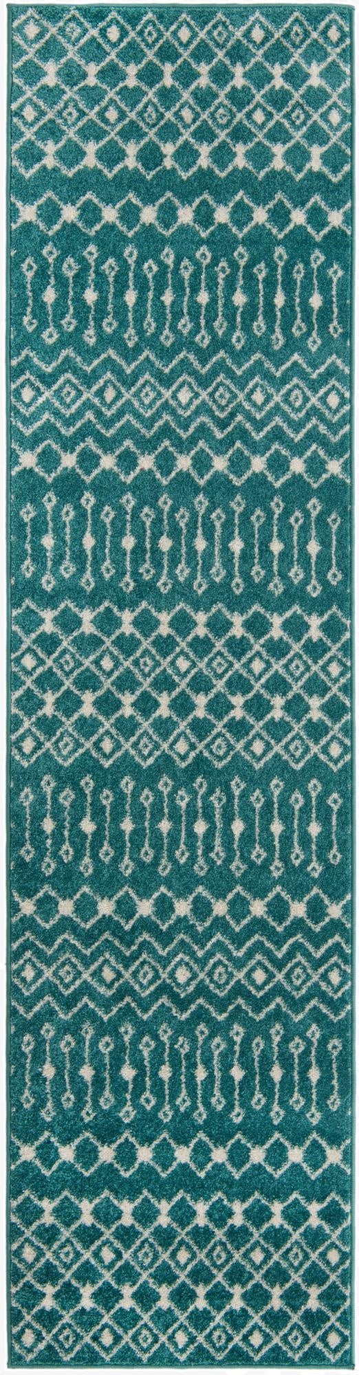  2' 7 x 10' Moroccan Trellis Runner Rug
