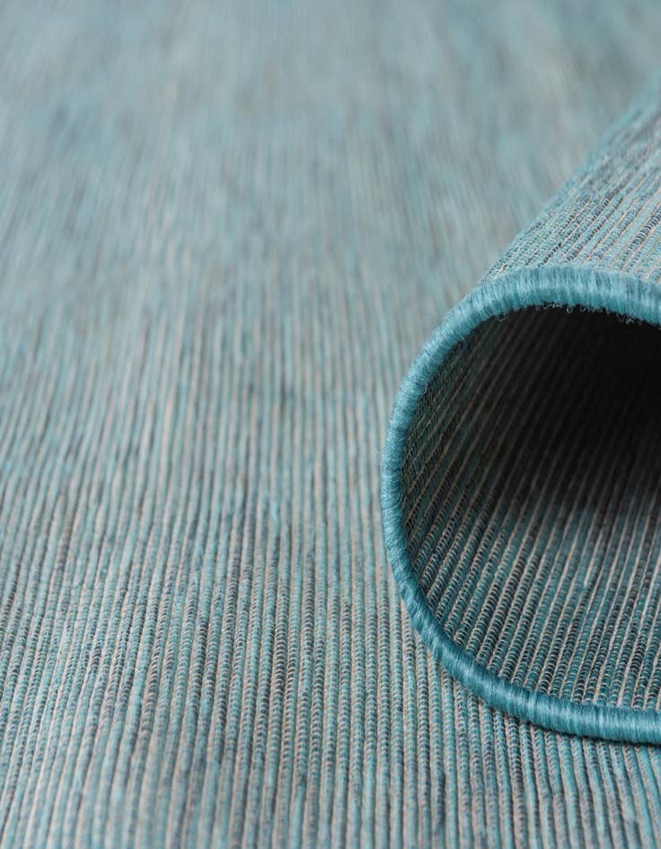 Detail image of  2' x 6'  Washable Solid Indoor / Outdoor Runner Rug