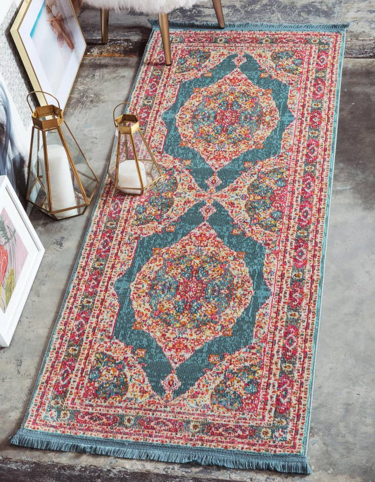 Detail image of  2' 2 x 6' Santiago Runner Rug