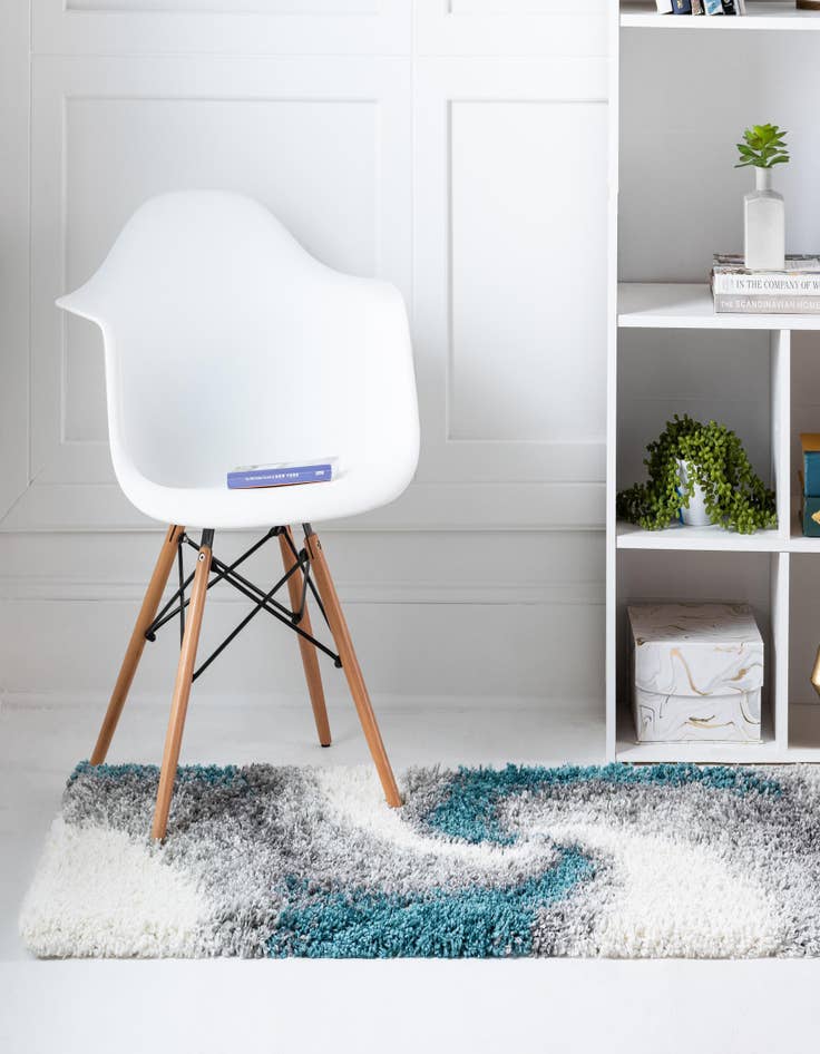 Detail image of  2' x 6' 7 Soft Touch Shag Runner Rug