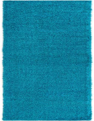 Detail image of  2' 7 x 19' 8 Solid Shag Runner Rug