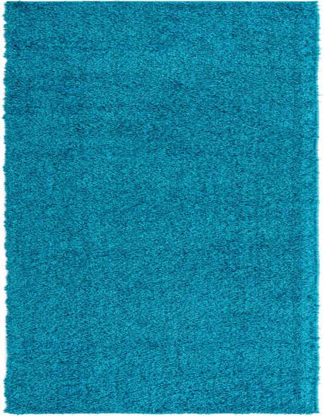 Primary image  2' 7 x 12' Solid Shag Runner Rug