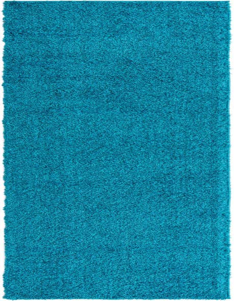 Detail image of 2' 7 x 12' Solid Shag Runner Rug