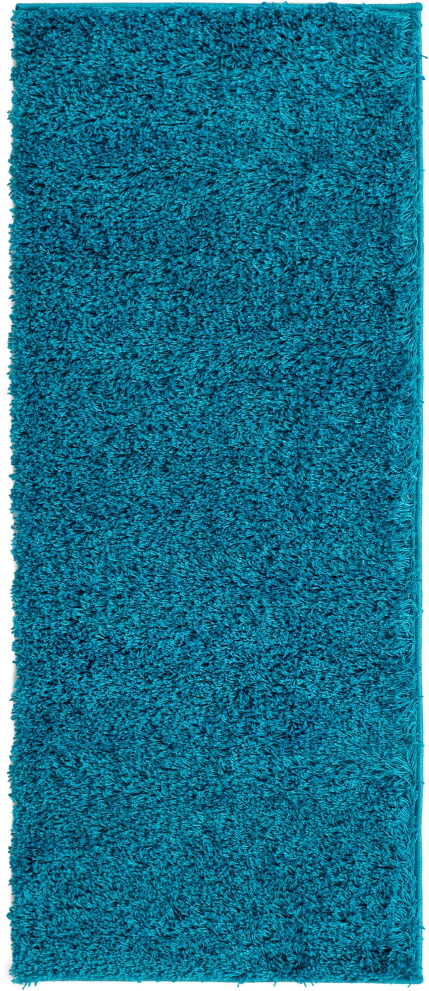 Primary image  2' x 5' Solid Shag Runner Rug