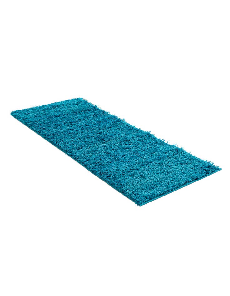 Detail image of  2' x 5' Solid Shag Runner Rug