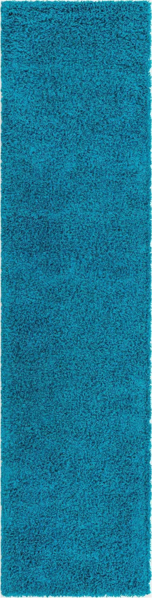  2' 7 x 10' Solid Shag Runner Rug