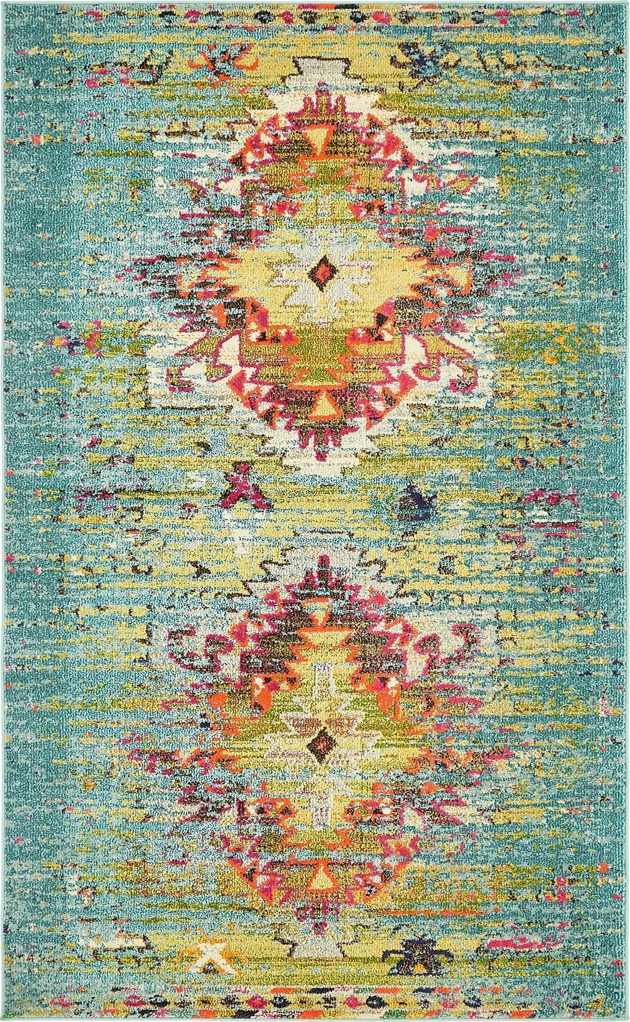  1' 4 x 1' 4  Washable Carnevale Sample Rug