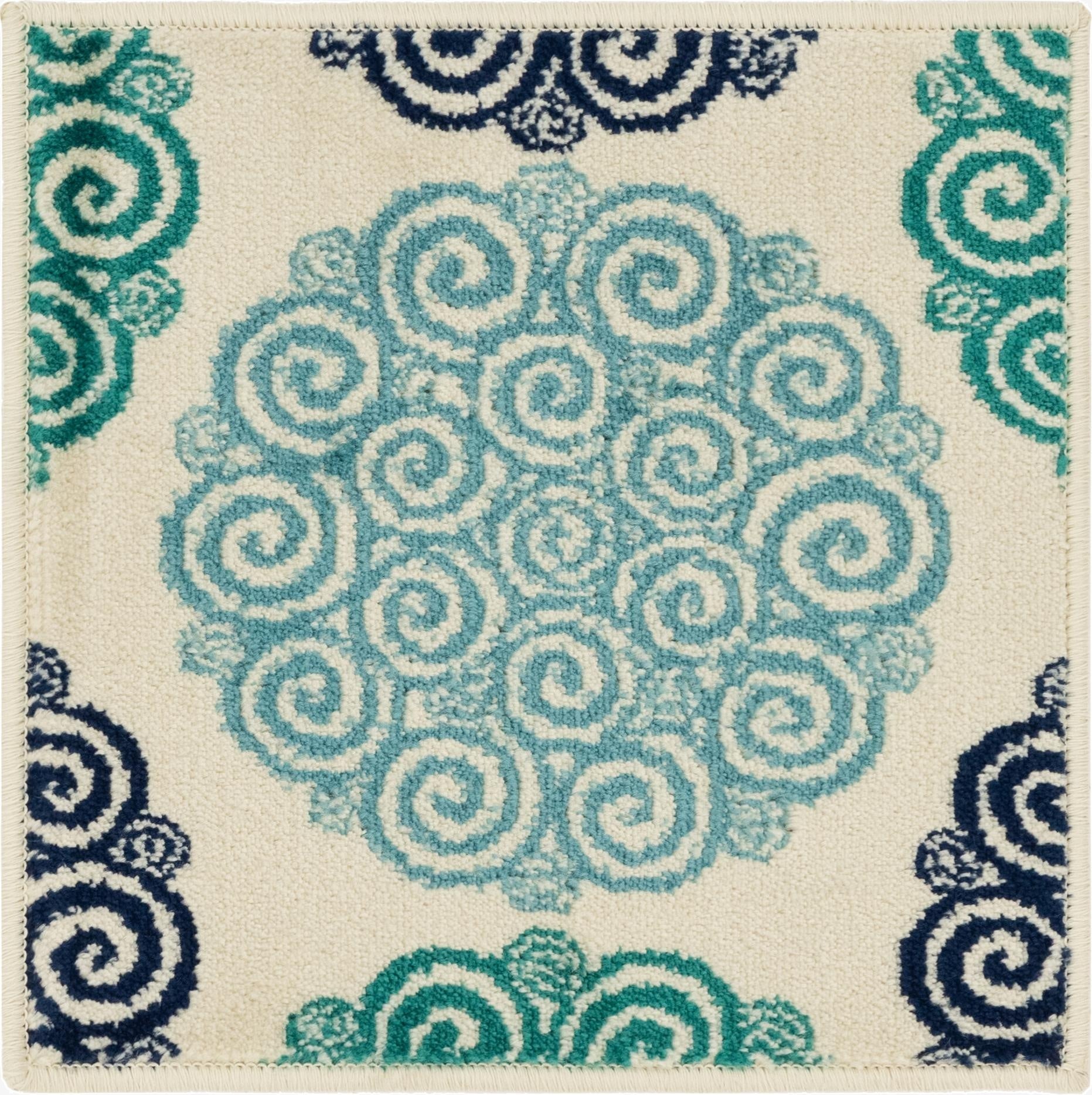 Jane Seymour 1' 8 x 1' 8 Open Hearts Sample Rug
