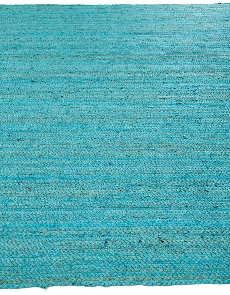 Detail image of  9' 2 x 9' 2  Hand Braided Jute Square Rug