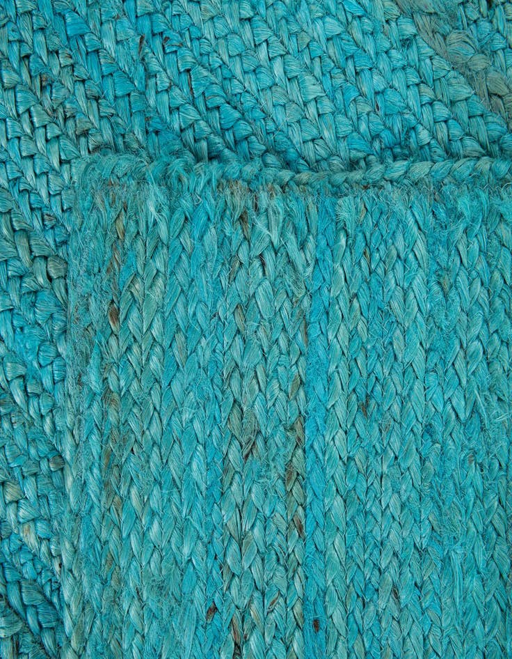 Detail image of  9' 2 x 9' 2  Hand Braided Jute Square Rug