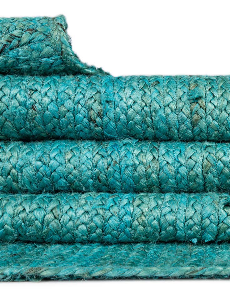 Detail image of  8' x 8'  Hand Braided Jute Square Rug