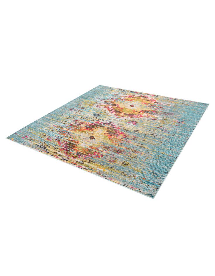 Detail image of  6' x 6'  Washable Carnevale Square Rug